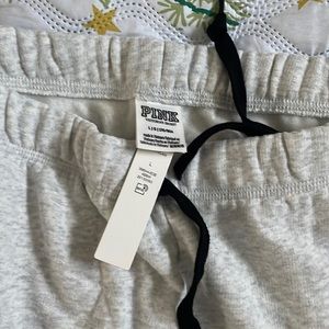 Womens Victoria secret pink sweat pants nwt